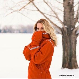 ❤️🌿WINTERGREEN ELY red wool anorak coat